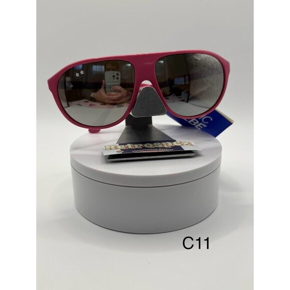 NWT Vintage Cebe Basic Sport Sunglasses | Model 1962K | PInk Plastic Aviator - Picture 3 of 10